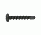 DIN-7504-N HP N [CP] Tornillo autotaladrante de cabeza alomada. Zincado negro. Huella PH